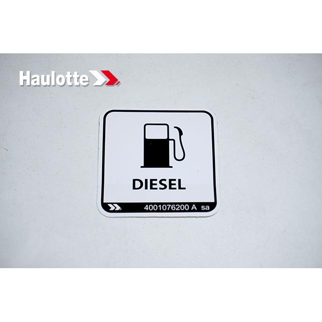 Haulotte Part # 4001076200 - INFO-EXPLANATION LABEL