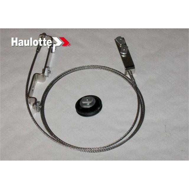 Haulotte Part # 4001155350 - SYNCHRONISE STEEL WIRE/WIRE PULLEY WHEEL ASSEMBLY