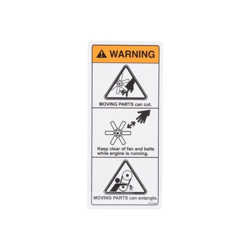 JLG Part # 4110184 - DECAL MOVING PARTS/ENTANGLEMEN