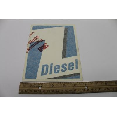 Genie Part # 43080. 43080GT - DECAL. Z. DIESEL. BLU/GR. 7X5.5