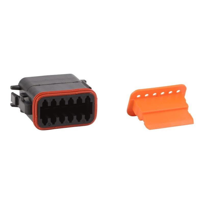 JLG Part # 4460836S - TERMINAL. CONN 12 POS PLUG BLK
