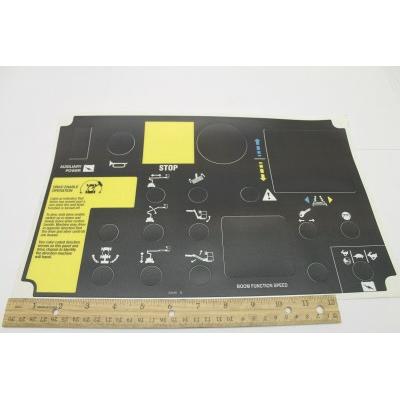 Genie Part # 52436. 52436GT - DECAL. PLATFORM CONTROL PANEL