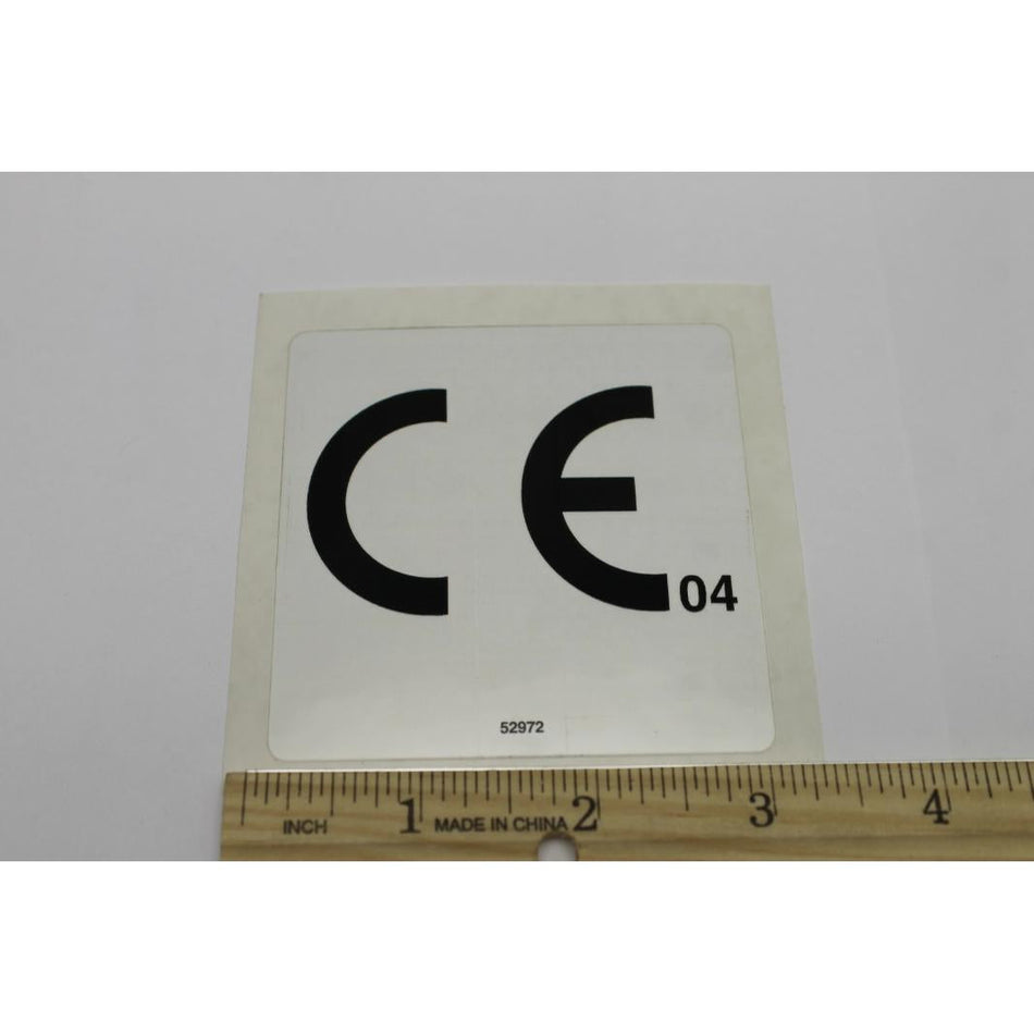 Genie Part # 52972. 52972GT - DECAL.CE MARK.3