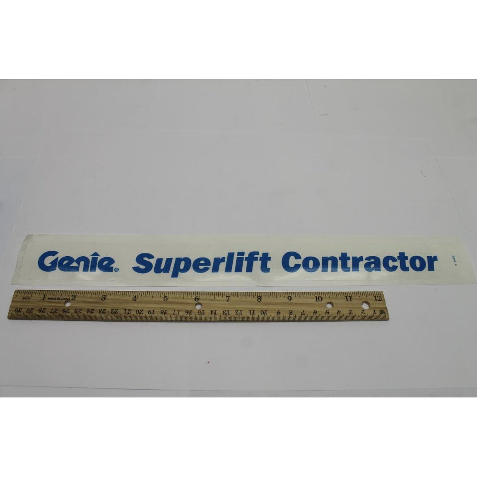 Genie Part # 52984. 52984GT - DECAL. GENIE SUPERLIFT CONTRACT