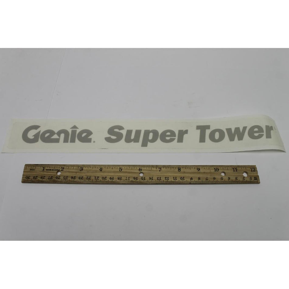 Genie Part # 52985. 52985GT - DECAL. CSMTC. GENIE SUPERTOWER