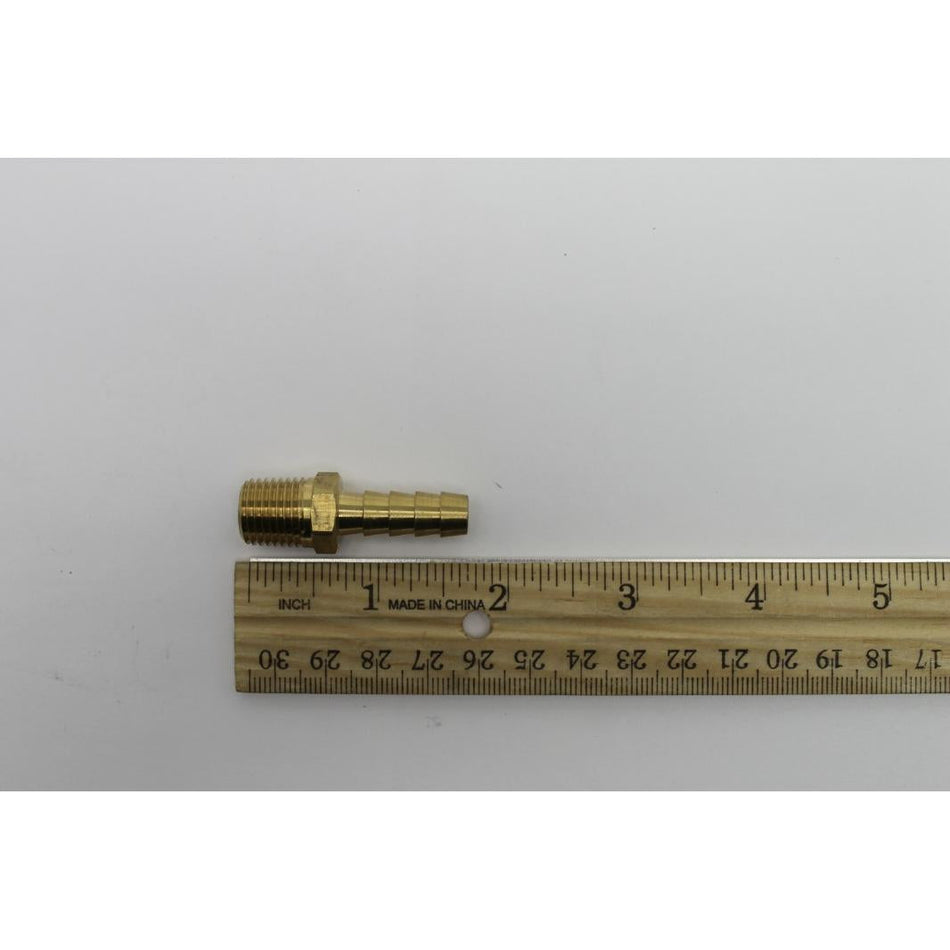 Genie Part # 54437. 54437GT - HOSE END.BARB.1/4 MNPTX5/16.ST