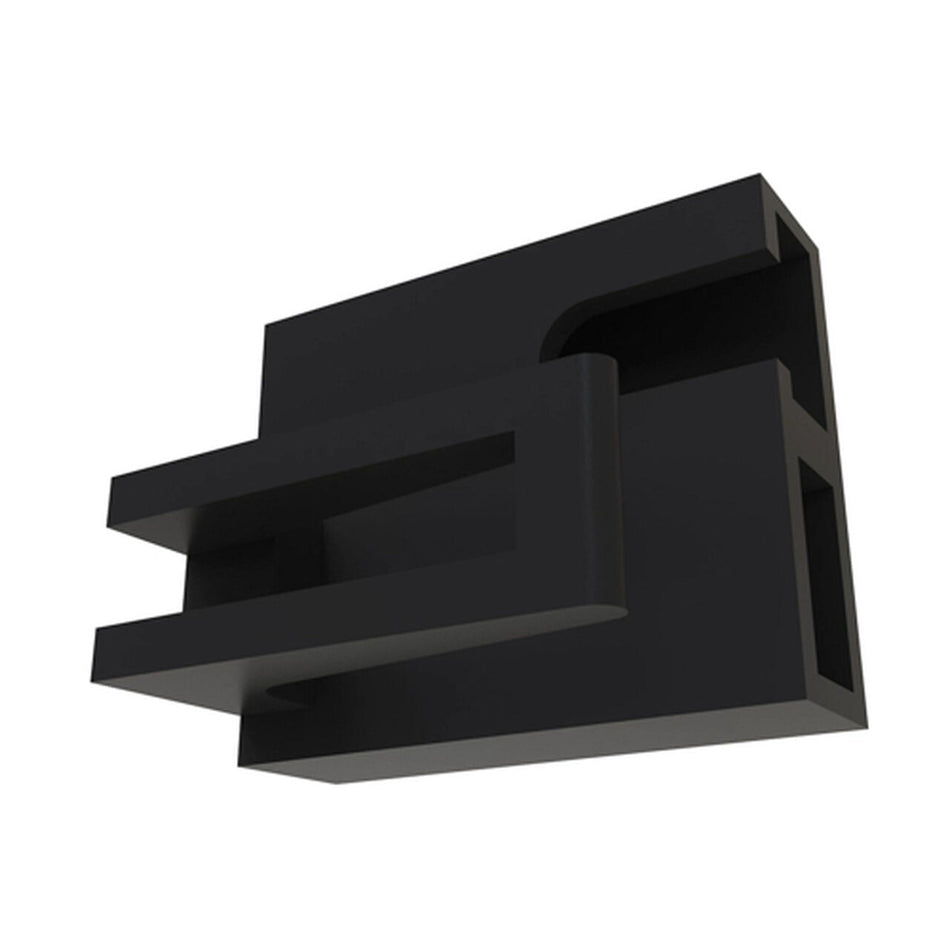 Black External Electrical Connector Housing. 2 Cavities - 57M11591