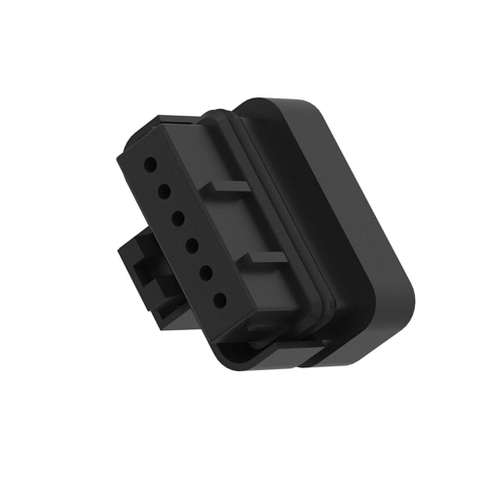 Black External Electrical Connector Housing. 6 Cavities - 57M13011