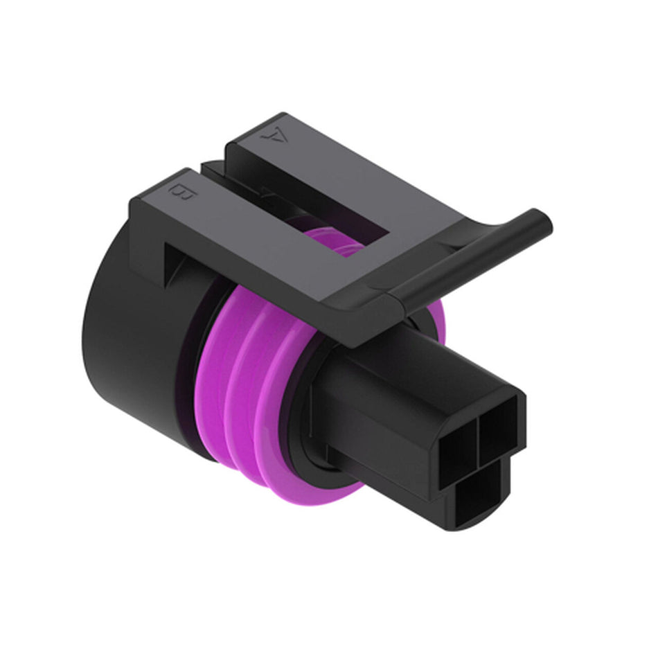 Black External Electrical Connector Housing. 3 Cavities - 57M7796
