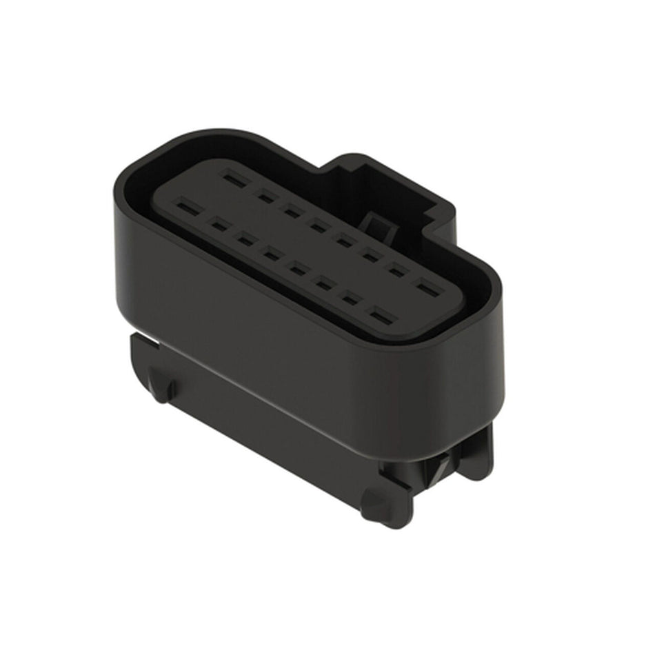 Black External Electrical Connector Housing. 16 Cavities - 57M8156