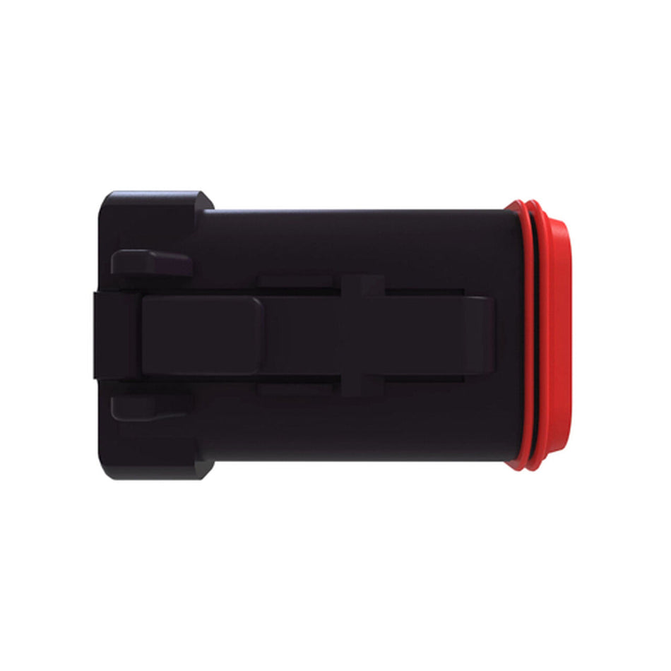 Black Internal Electrical Connector Housing. 4 Cavities - 57M8635