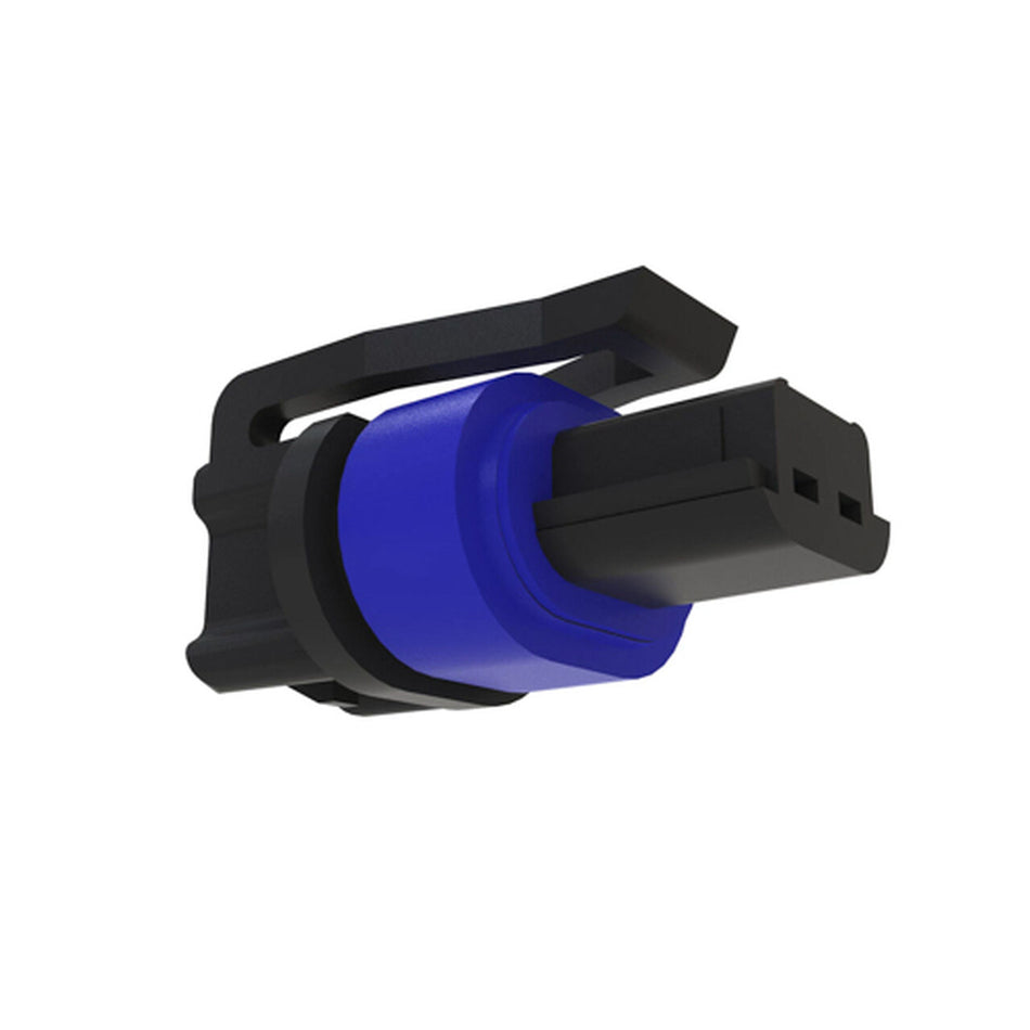 Black External Electrical Connector Housing. 2 Cavities - 57M8923