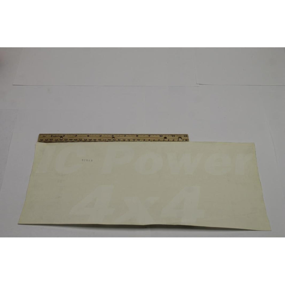 Genie Part # 62948. 62948GT - DECAL. COSMETIC. IC POWER 4 X 4