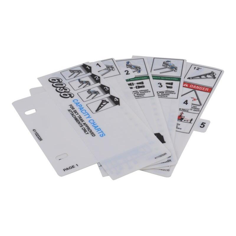 JLG Part # 7139452 - LOAD CHART BOOKLET