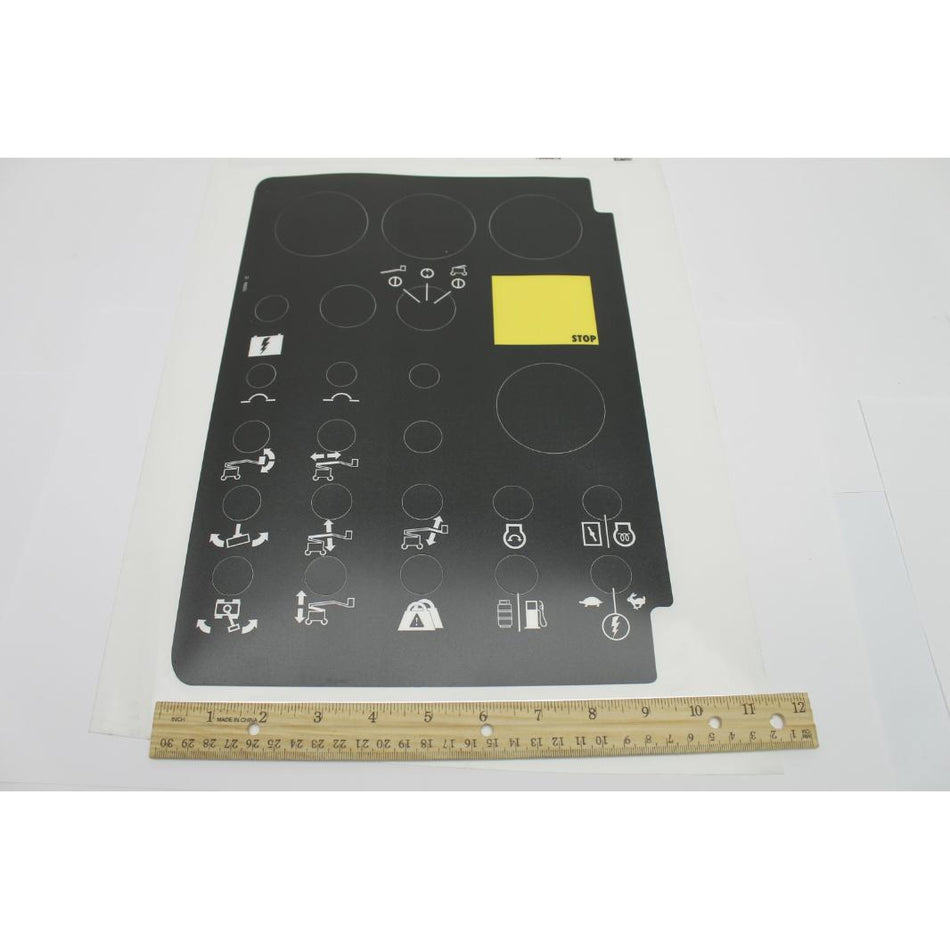 Genie Part # 72094. 72094GT - DECAL. GROUND CONTROL PANEL