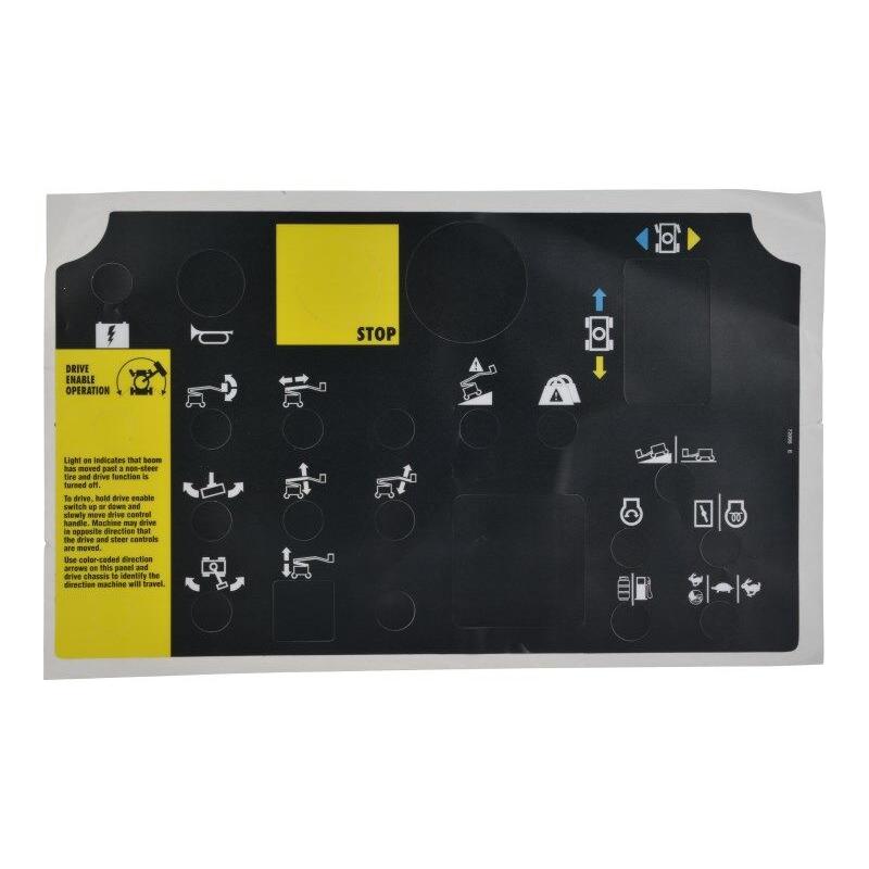 JLG Part # 72095 - Genie-DECAL. PLTFM CTRL