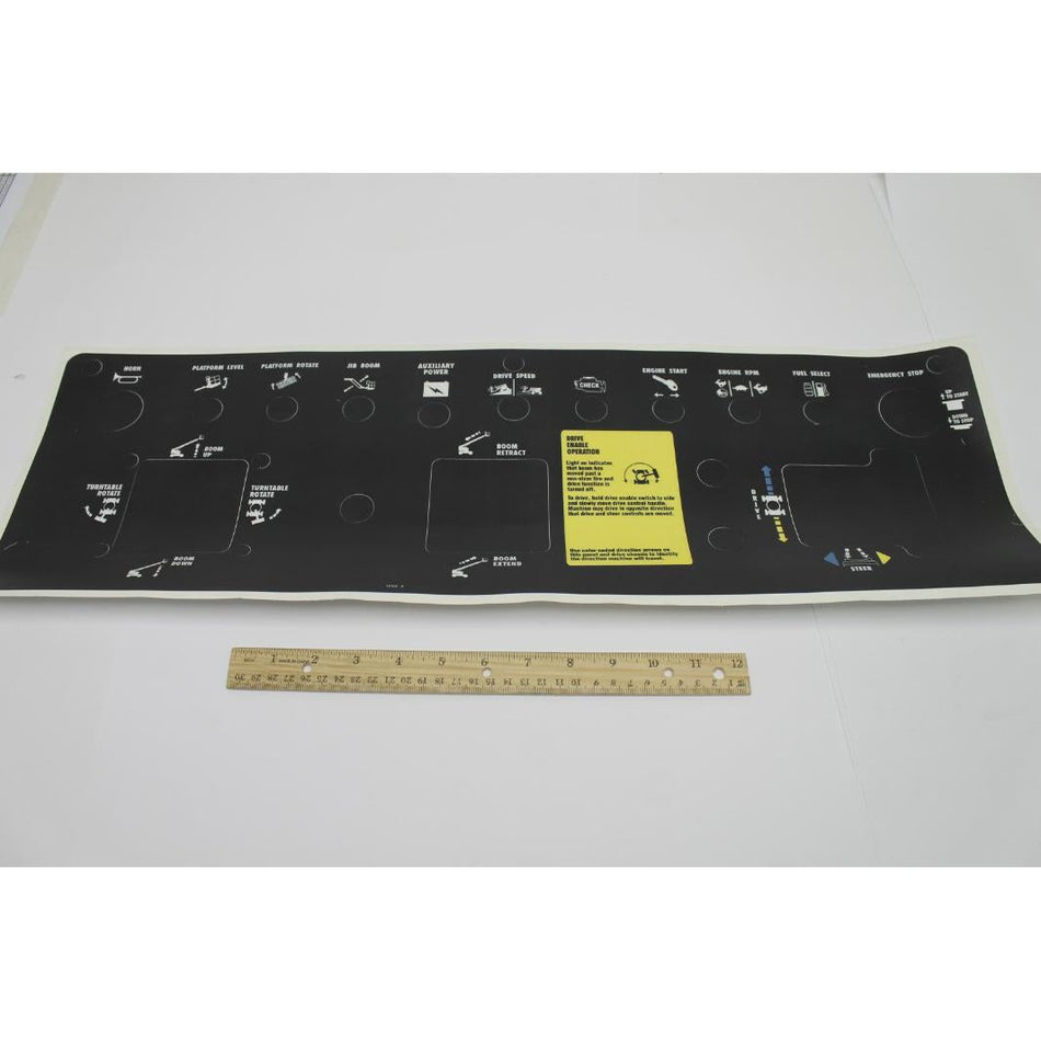 Genie Part # 72162. 72162GT - DECAL. PLATFORM CTRL PANEL***