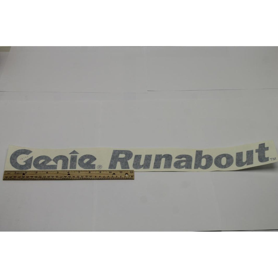 Genie Part # 72184. 72184GT - DECAL. COSMETIC. GENIE RUNABOUT