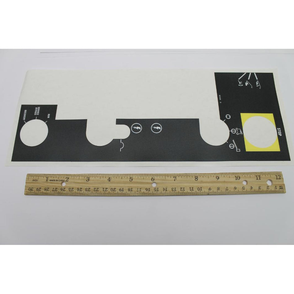 Genie Part # 82269. 82269GT - DECAL. GROUND CONTROL PANEL. Z80