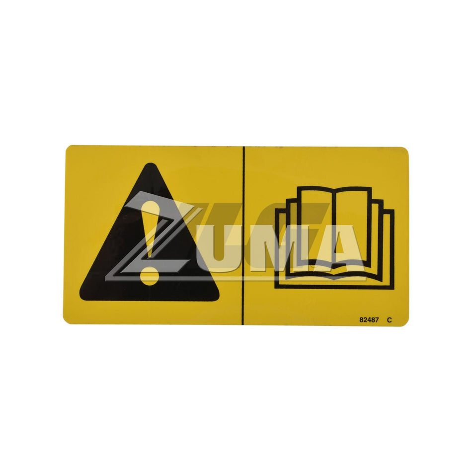 JLG Part # 82487 - Genie-SYMBOL READ THE MANUAL