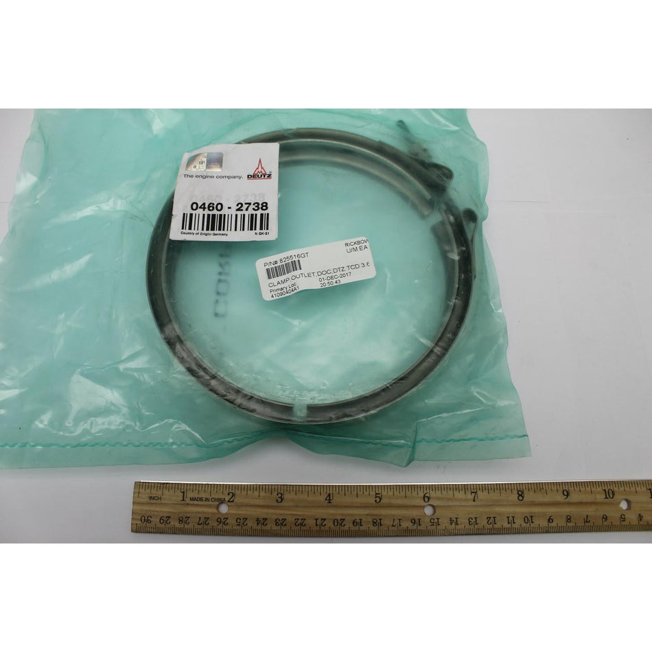 Genie Part # 825516. 825516GT - CLAMP. OUTLET. DOC. DTZ TCD 3.6