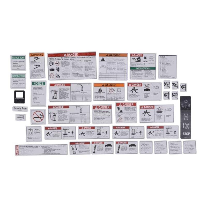 JLG Part # 82555 - Genie-DECAL KIT. GS30/32