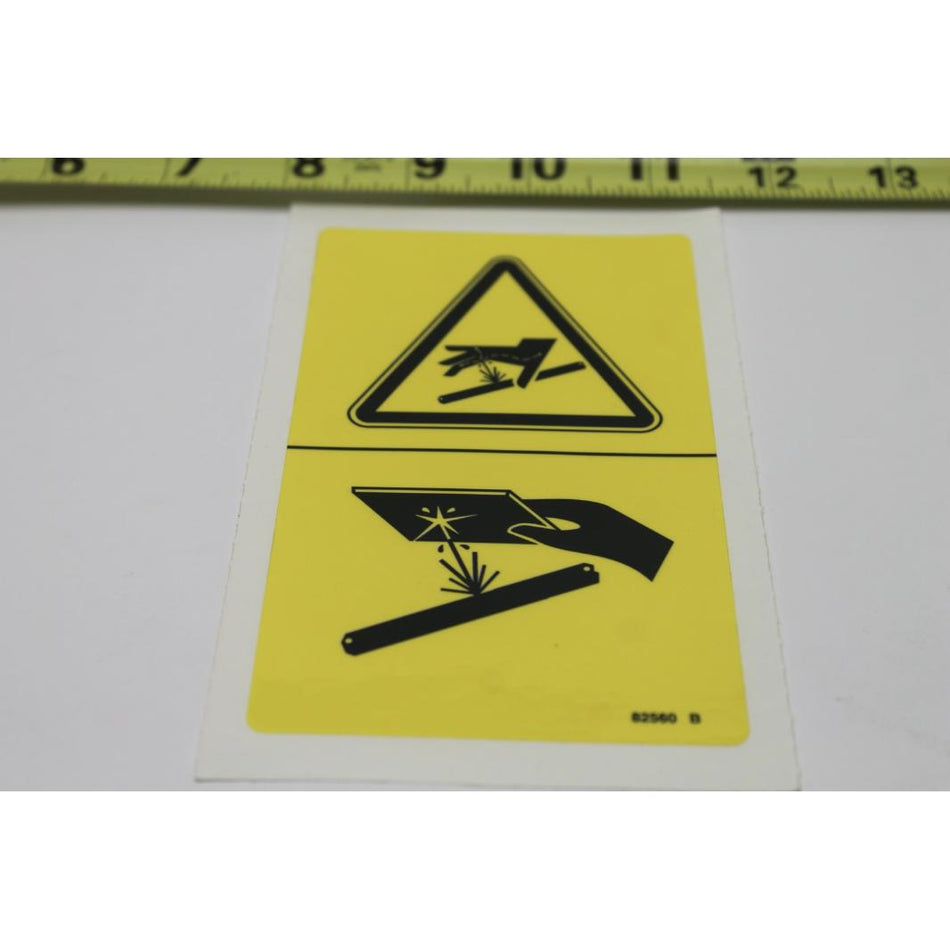Genie Part # 82560. 82560GT - DECAL SYMBOL SKIN INJECT HAZARD