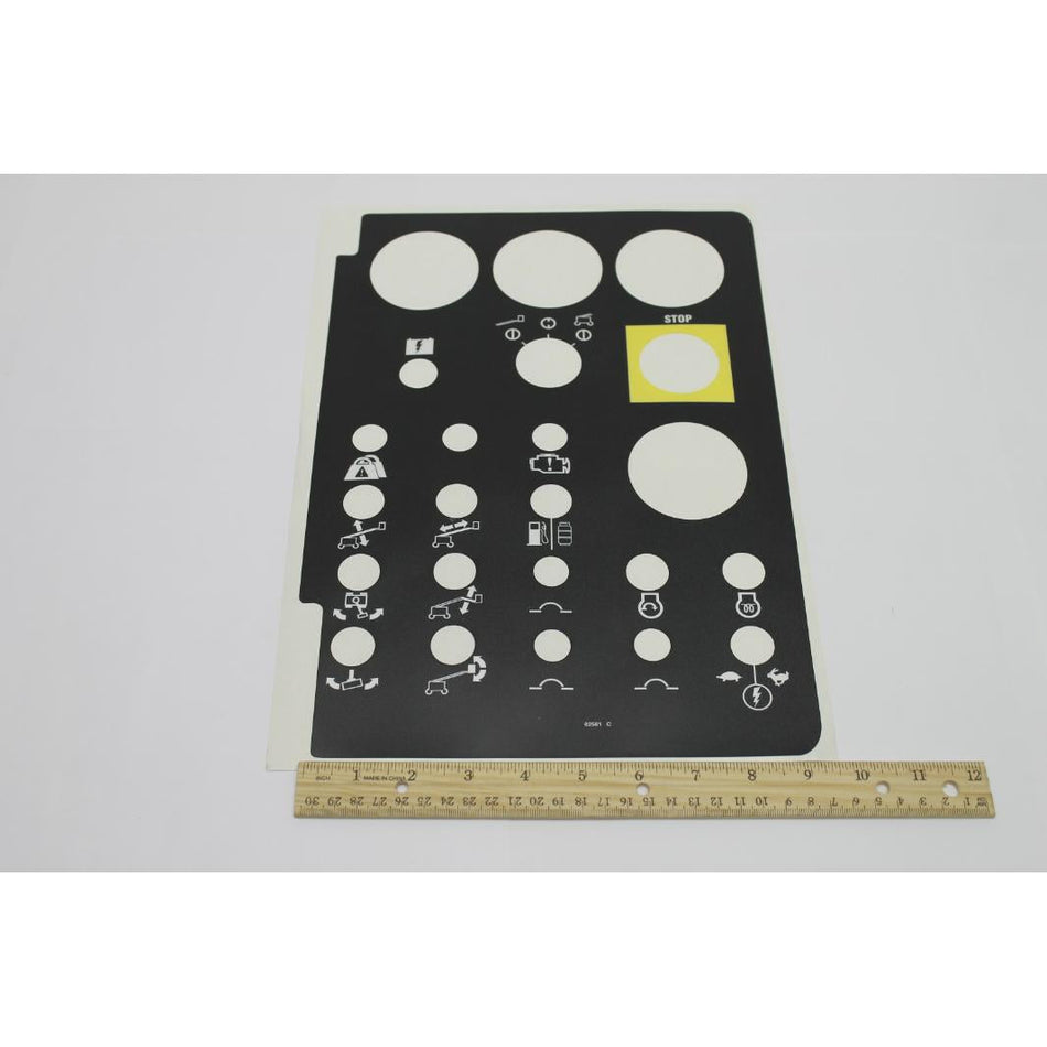 Genie Part # 82581. 82581GT - DECAL. GROUND CONTROL PANEL***