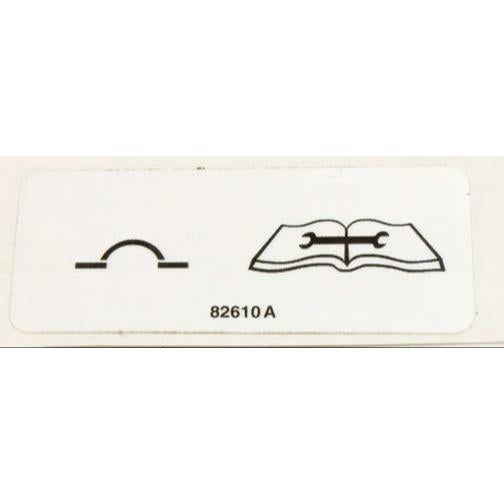Genie Part # 82610. 82610GT - DECAL. LABEL. CB & STATUS LIGHT