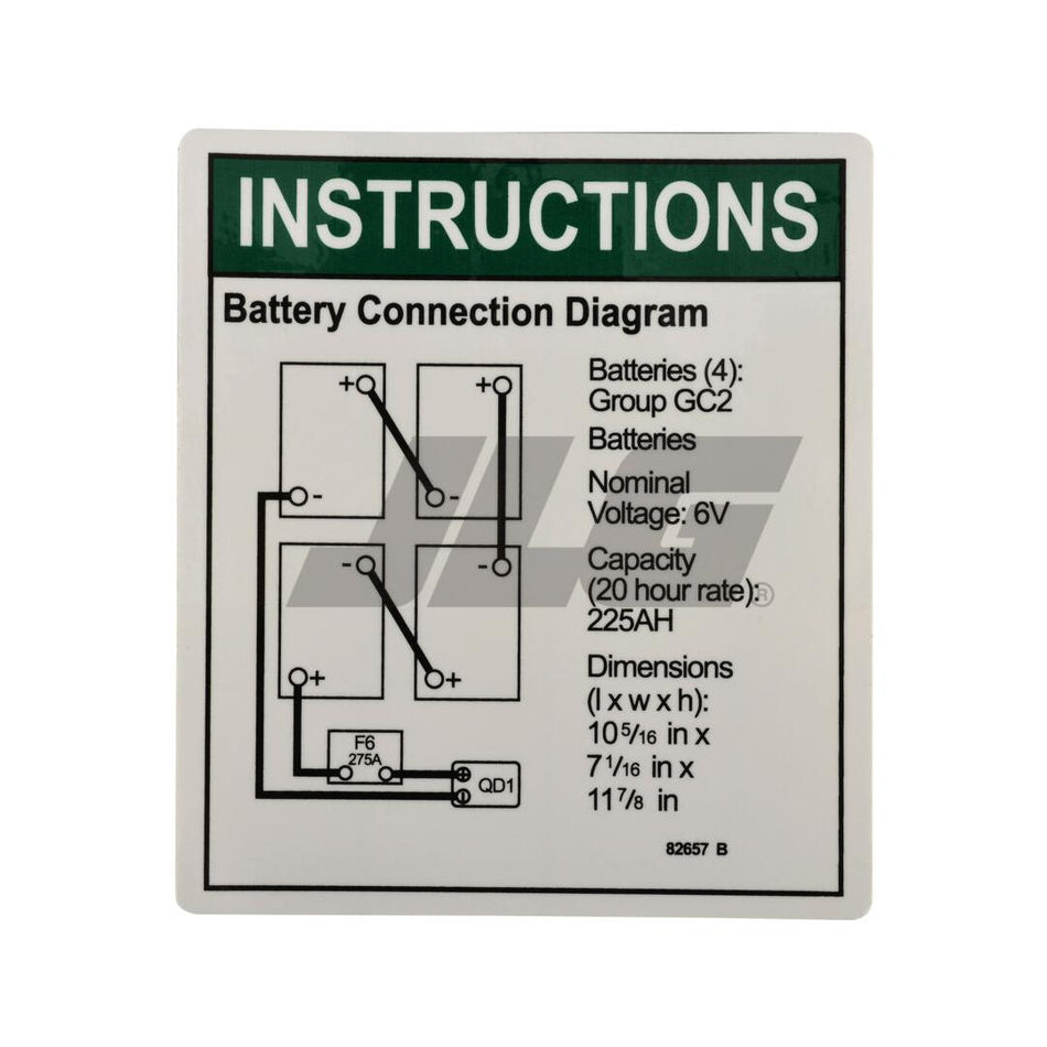 JLG Part # 82657 - Genie-BATTERY CONNECT