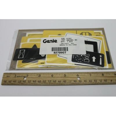 Genie Part # 82709. 82709GT - DECAL KIT. SYMBOL. GS-2032&2632