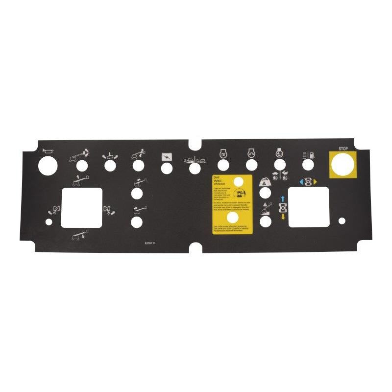 JLG Part # 82767 - Genie-DECAL. PLATFORM CTRL PANEL