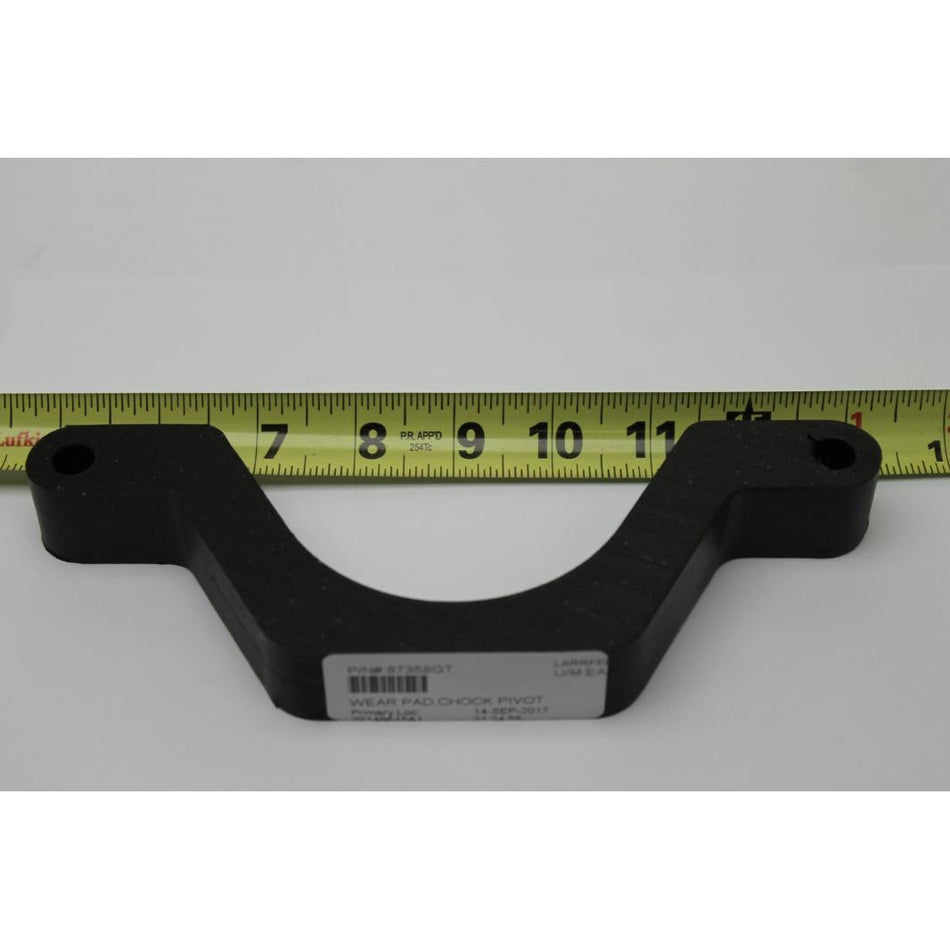 Genie Part # 87358. 87358GT - WEAR PAD. CHOCK PIVOT