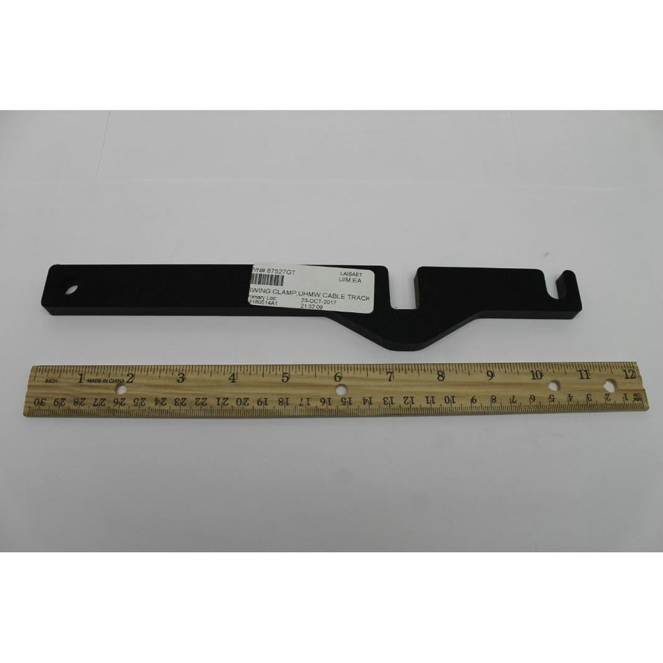 Genie Part # 87527. 87527GT - SWING CLAMP. UHMW. CABLE TRACK