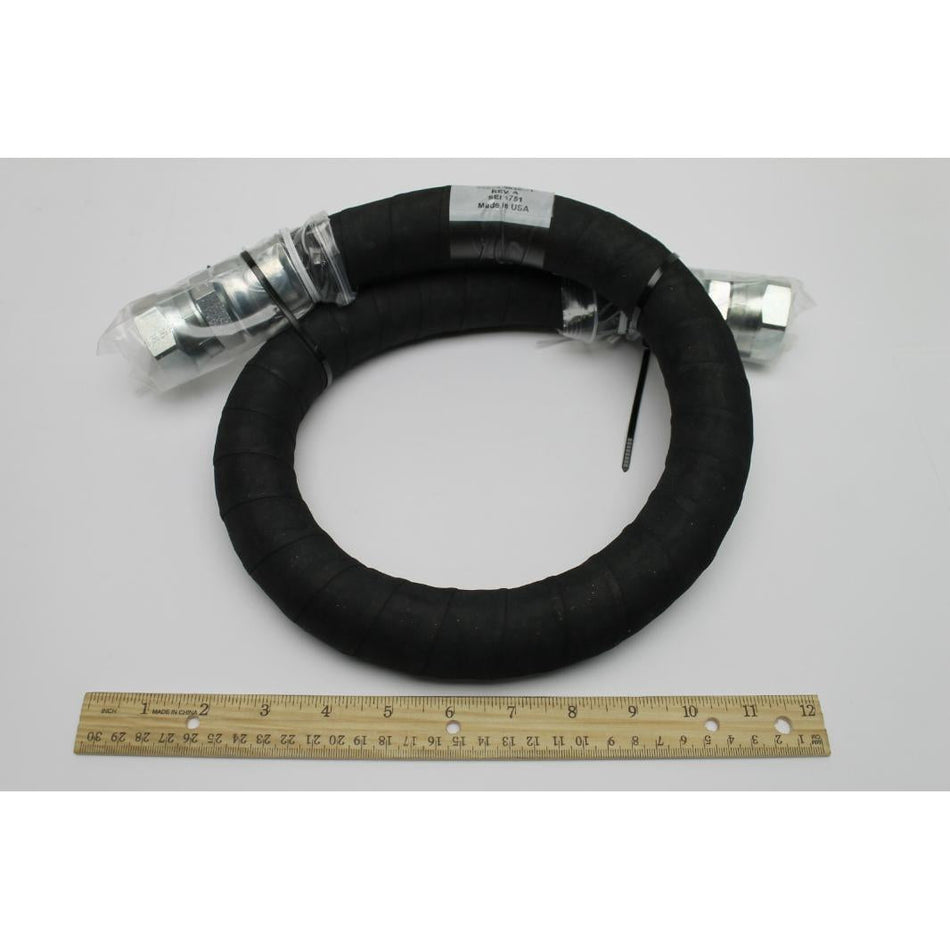Genie Part # 88949-3828. 88949-3828GT - HOSE ASSY 1. STR FEM. STR FEM