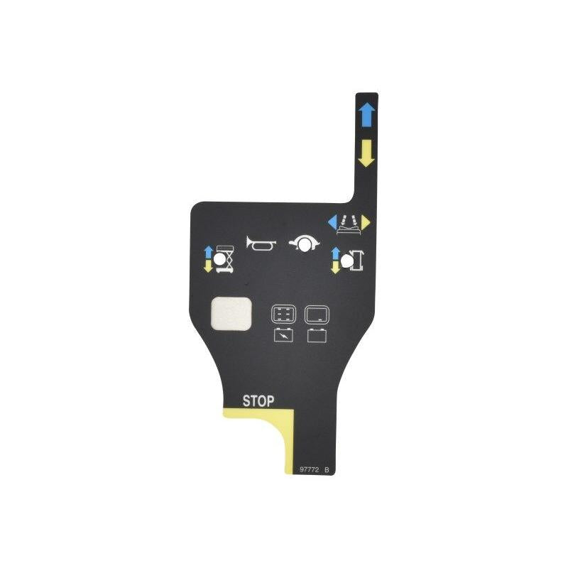 JLG Part # 97772 - Genie-OVERLAY. PLAT CONTROLS