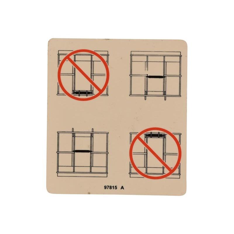 JLG Part # 97815 - Genie-DECAL. LOWER MIDRAIL