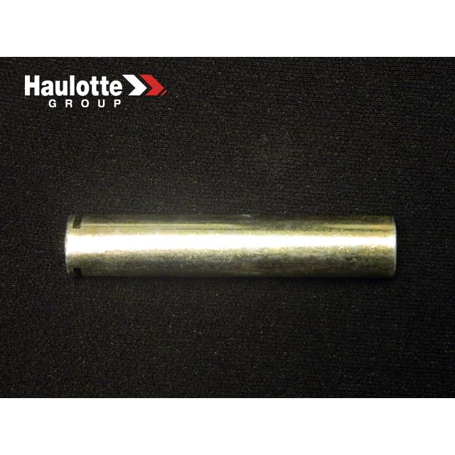 Haulotte Part # A-00062 - Pin-1.25 x 6.5. 4140 Steel-Plate Zinc and Yellow