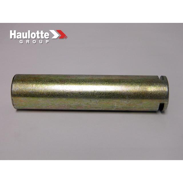 Haulotte Part # A-00063 - Pin-1.25 x 5.25. 4140 Steel-Plate Zinc and Yellow