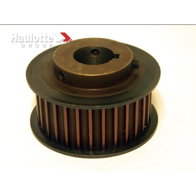 Haulotte Part # A-01051T - Pulley-HTD8- 30-8M-30-Tapped 1in Bore x 1/4in Keyway