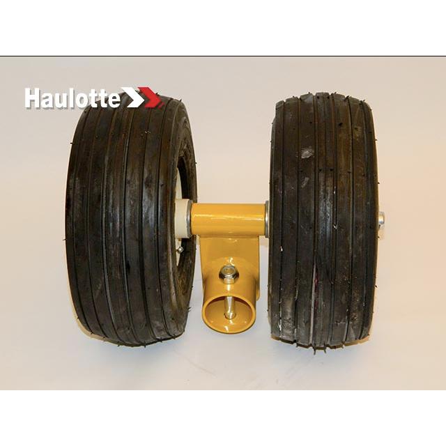 Haulotte Part # A-02160-K - Kit-jack Wheel Wldmnt Assy-55a