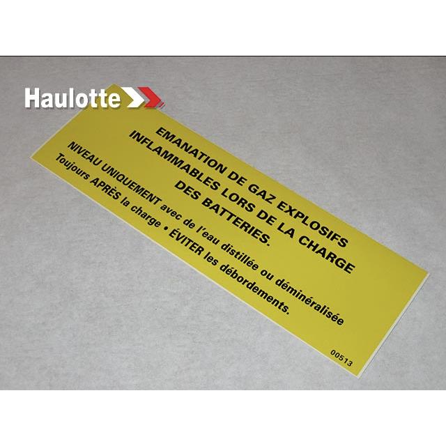 Haulotte Part # ABM00513 - LABEL