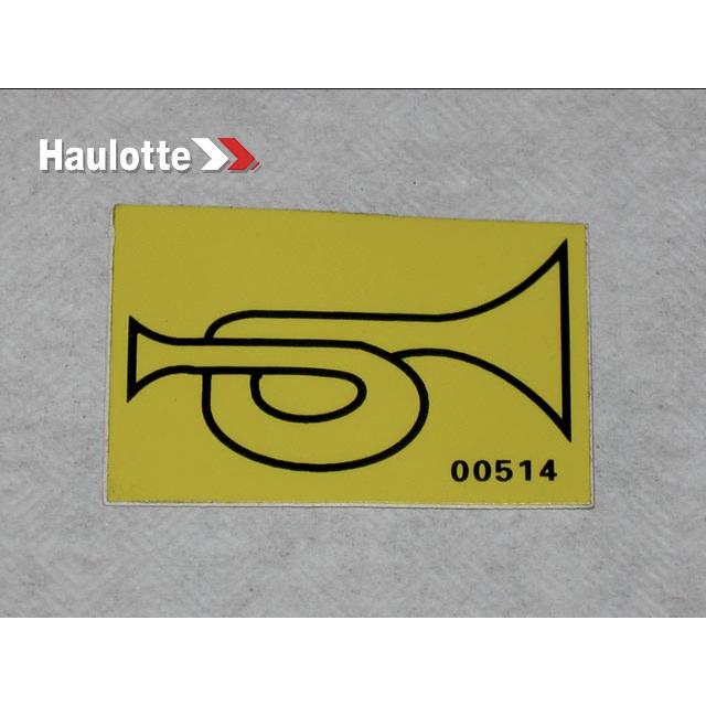 Haulotte Part # ABM00514 - LABEL