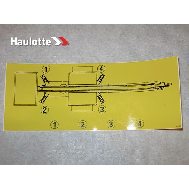 Haulotte Part # ABM00551 - LABEL