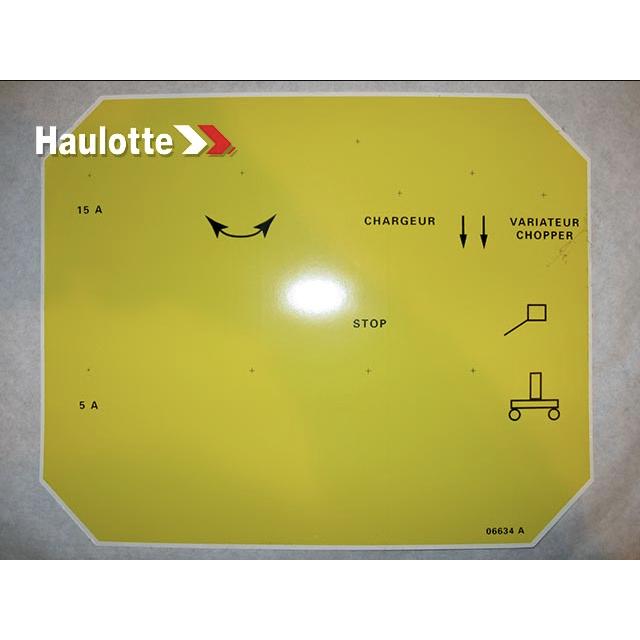 Haulotte Part # ABM06634A - LABEL