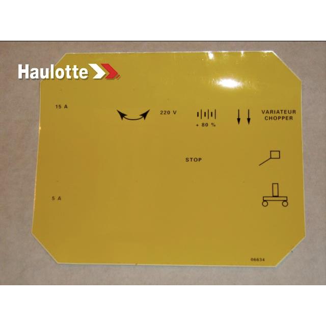 Haulotte Part # ABM06634 - LABEL
