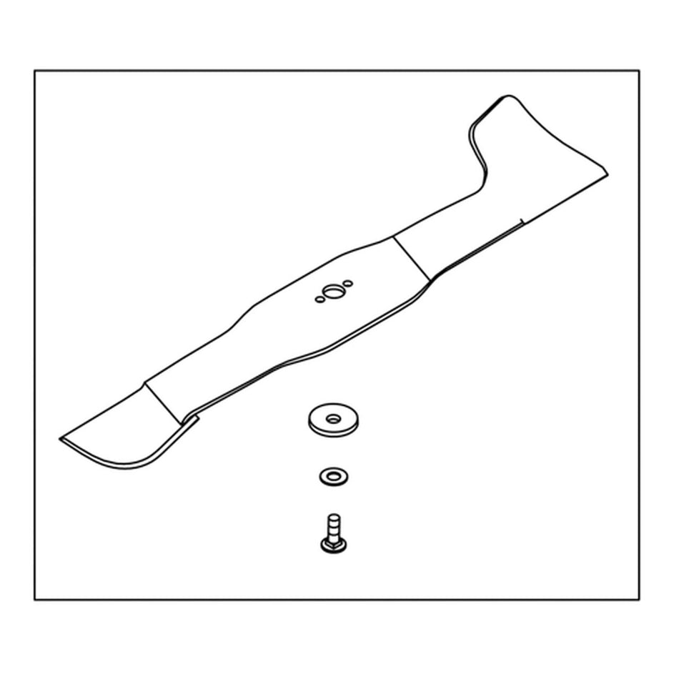 Left Hand X950R Mower Blade Kit 54