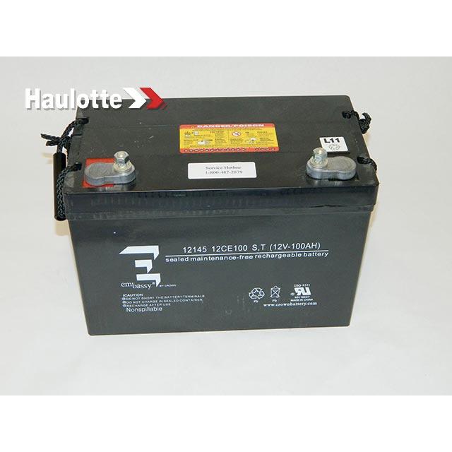 Haulotte Part # B01-04-0017 - Battery-12V- 100 AH. 27-AGM 12CE100