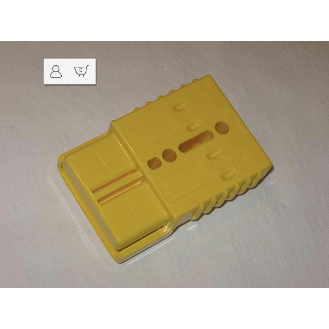 Haulotte Part # B01-09-0031 - Connector-smh Yellow Half