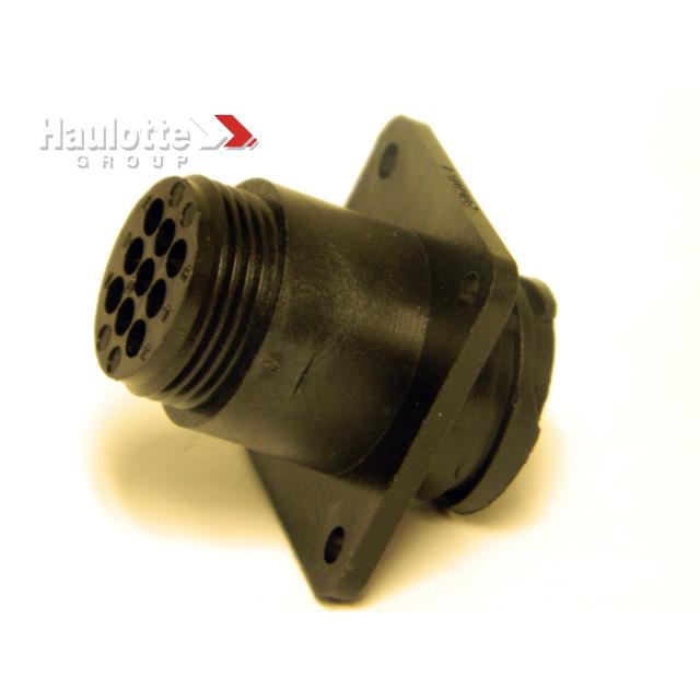 Haulotte Part # B01-09-0087 - Receptacle-flange-9 Pin